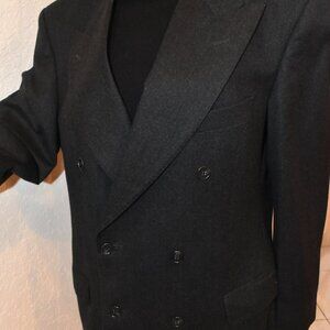 Marks& Spencer Dark Gray Wool Cashmere Suit Size XL /Pants 36/29